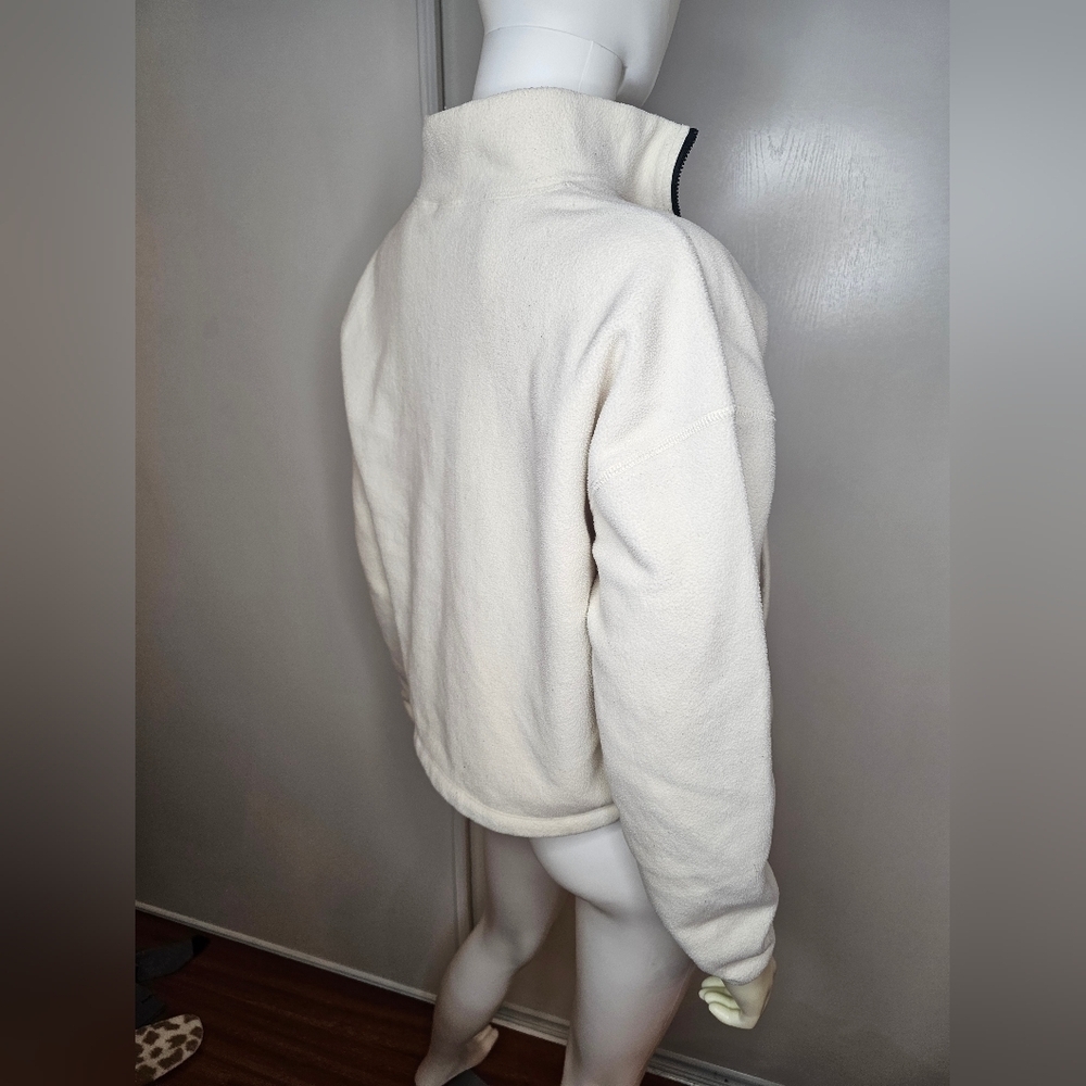 Victoria Secret Pink Pullover Womens Sz Small Half Zip Jacket In Beige - Picture 2 of 10
